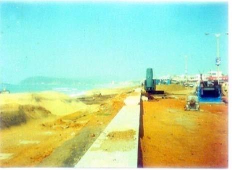 b) Sand Mining Since 1998 the issue of sand mining has been under discussion with the Government to accord permission for digging of beach sand which action was under suspension for the last 10 years