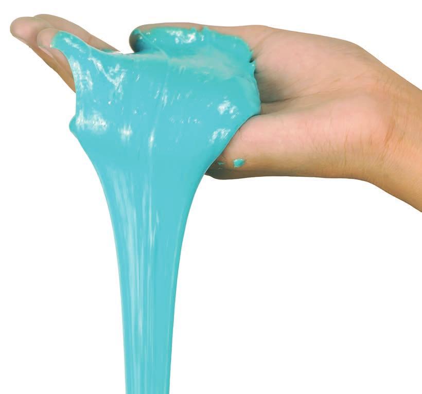 drops of food coloring and stir The slime will be a bit sticky so knead it until it
