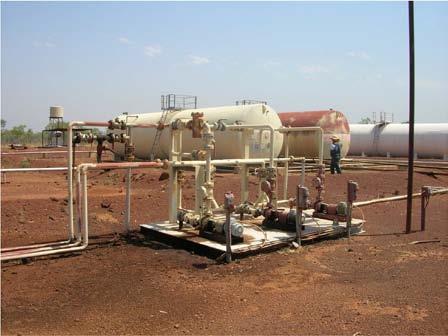 Commercial Objectives Meda load-out facility The initial wells in the 2010 drilling campaign are focused on early commercialisation Meda storage tanks The proximity of the Leander-1 and Fariwell-1