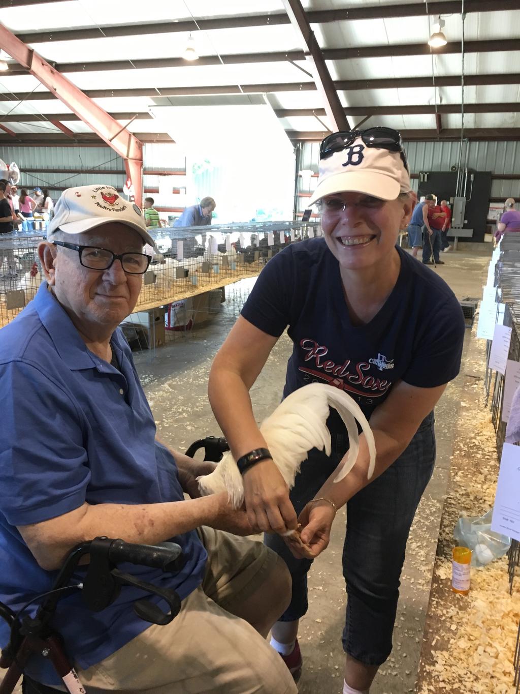 In honor of Father's Day, we would like to honor the Parent and Child connection in the poultry fancy. We will have a special show section for a Parent/ Child entry. No Entry Fee for this class.