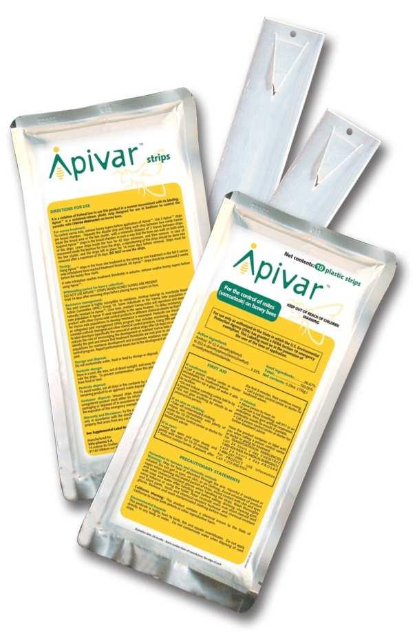 Apivar Effective tool specially designed for Varroa Mite management in honeybee