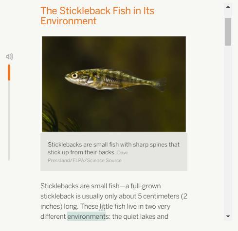3.3.4 HOMEWORK You will read the articles The Stickleback Fish in Its Environment and Why the Corpse Flower Smells So Bad and annotate them with your