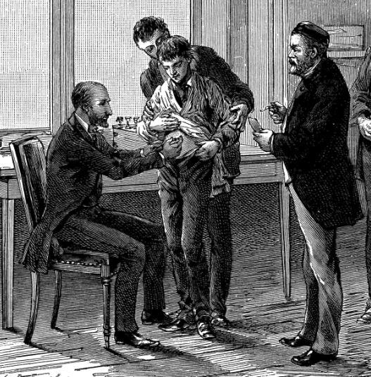 Louis Pasteur developed the rabies vaccination in 1884.