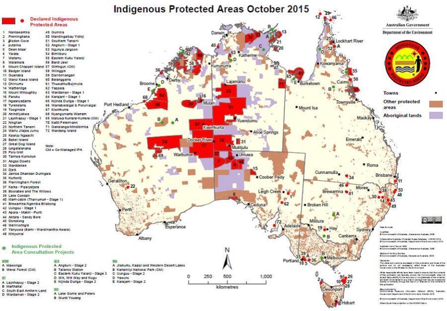 The connection matters also because much of conservation effort and gain in Australia will be on Indigenous lands IPAs are now >650,000