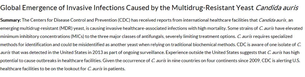 Misidentified Highly transmissible between patients and environment MDR Nosocomial infections/outbreaks Associated with high mortality Globally widespread Isolated from a