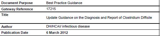 New (UK) Definitions Culture or GDH or NAAT Toxin (Direct) Definition Positive Positive CDI Treat. Isolate.