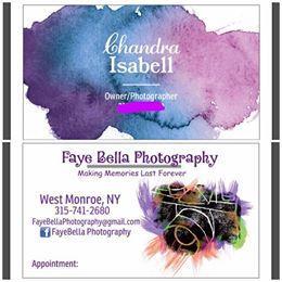 Photography! The New York State Lop Club will have a photographer available at the show on Saturday, April 28 th. A huge welcome to Chandra Isabell of Faye Bella Photography!