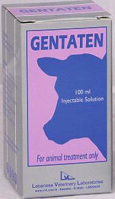GENTATEN ANTIBIOTIC INJECTABLE SOLUTION Injectables Each ml solution contains: Gentamicin Sulfate: 170 mg (equal to gentamicin base 100 mg) For treatment of