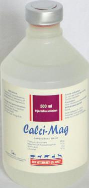 CALCI-MAG NUTRITIONAL INJECTABLE SUPPLEMENT Injectables Each ml solution contains: Calcium gluconate: 280 mg Magnesium hypophosphite: 100 mg Boric acid: 50 mg Glucose: 100 mg For treatment of