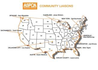 Partners The ASPCA partners with the groups that are doing the work in the community, have an interest in