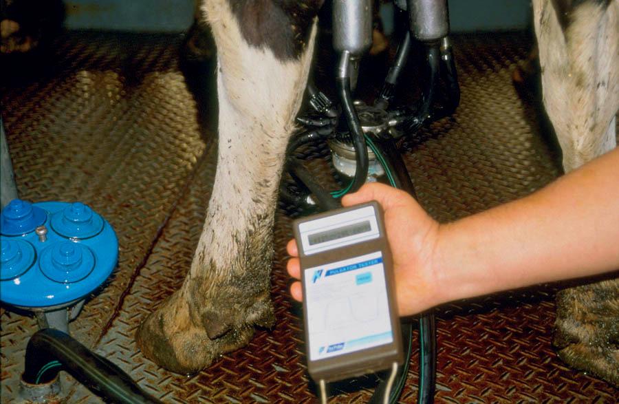 Milking Machine Testing Minimum twice yearly testing recommended Dry