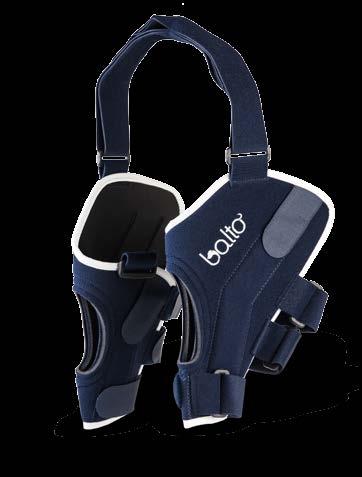 The brace can also be used without splints for conditions such as arthritis and arthrosis.