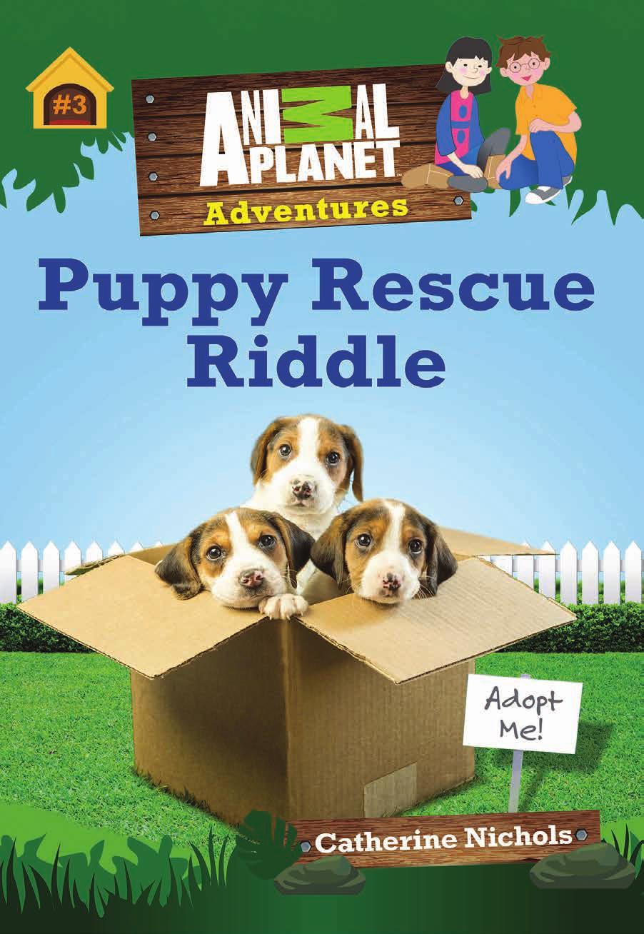 In Puppy Rescue Riddle, Elliot and his new friends, Amy and Kyung, must help get the animals from the local shelter to higher ground, and fast, before a storm washes out the roads. Once safe in Mr.