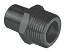 Straight stem connector (taper) 83A45 Union elbow (equal) 83A040 nominal (g) pipe size NPT /8" 0.405 0.3 /8".36 0.39 2 0 83A4508 /8" 0.405 0.3 /4".44 0.47 4 2 83A45028 /4" 0.540 3.7 /4".50 0.