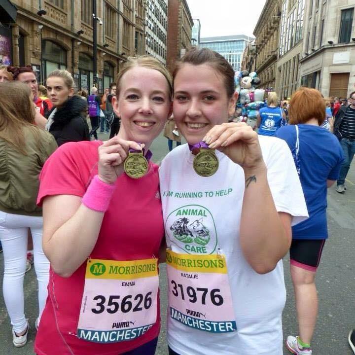 Running for rescue HUGE thank you to Natalie Coated who raised 450 after completing the 10k
