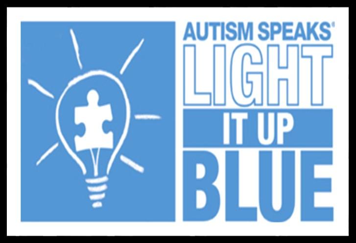 m. We support Autism Speaks with Light It Up Blue, a campaign designed to color the world blue in an effort to increase awareness of the challenges faced by people with autism.
