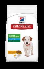 Science Diet Puppy Range Includes
