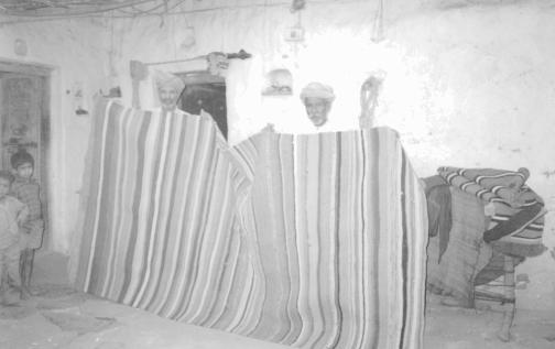 Mehta et al. 99 Figure 9. Traditional carpet weavers showing a camel hair and cotton mixed handmade carpet. and the adjoining areas of the Mahendragarh, Rewari and Gurgaon districts of Haryana.