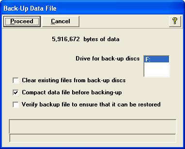 1.5 To back up your data. Insert your memory stick. Make a note of what drive it is, usually a window pops up when you plug it in, eg E or F. In Interherd Click on File Back up.