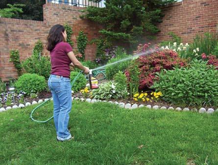 How to Get Rid of Adult Mosquitoes Around Your Home Applying a permethrin barrier spray to your yard will provide temporary relief from biting adult mosquitoes.
