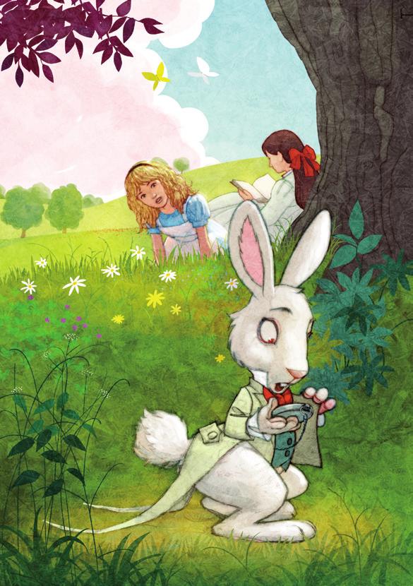 lice s dventures in Wonderland lice goes down a rabbit hole 5 It was a warm day in July and lice and her sister were sitting on the grass in a field. lice s sister was reading but lice was bored.