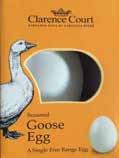 Clarence Court Eggs Goose Eggs are the tastiest you've ever had.