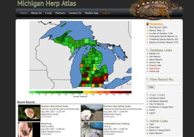 The Michigan Herp Atlas Online