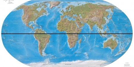Located between 6 north latitude until 11 south latitude, and from 9 until 141 east altitude; Divided by EQUATOR LINE Indonesia