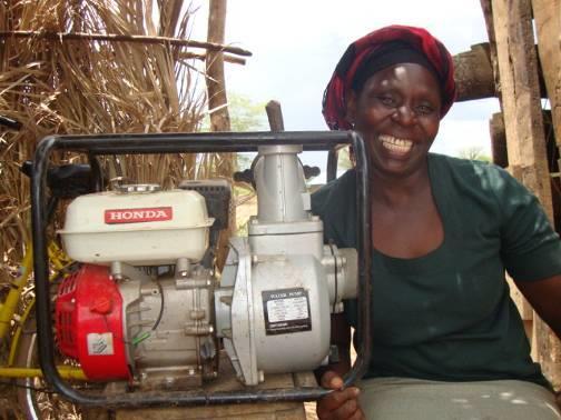 page 12 of 15 16. Naomi Mbwambo. Naomi, a mother of three children, joined FIPS-Africa as a VBA in August 2010. She had been saving money to buy a generator for pumping water on her 2 acre land.
