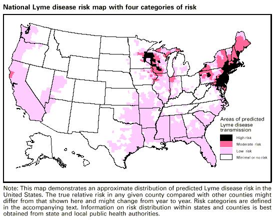 In endemic areas, p(lyme