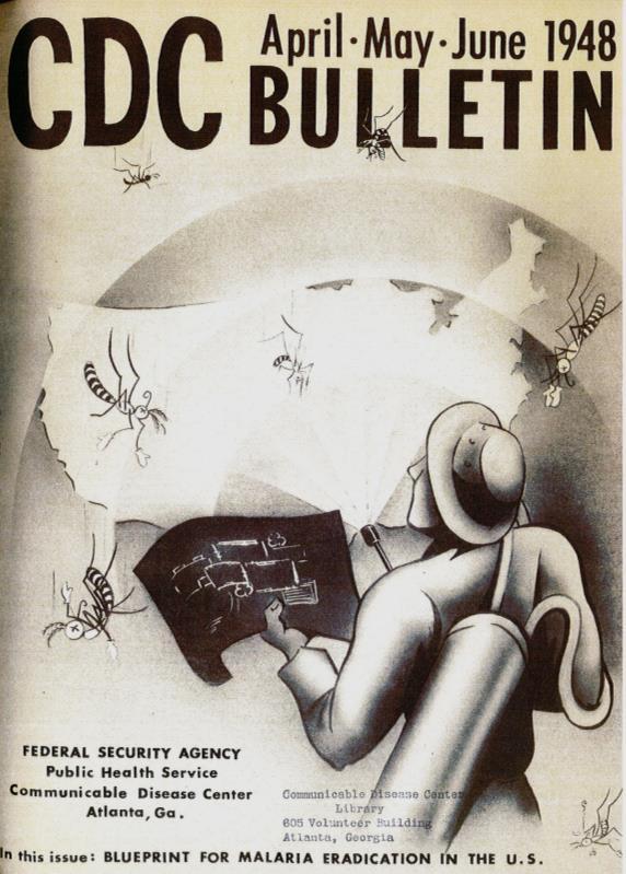 CDC s First Foray into Disease Surveillance Led the Agency to Halt its Domestic Malaria Eradication Program CDC s initial post-world War II mission, starting in 1946, was to lead a large scale effort