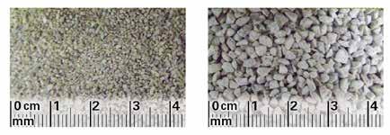 Feed Particle Size (Grist) A sieve shaker separates a feed sample into categories based on particle size.