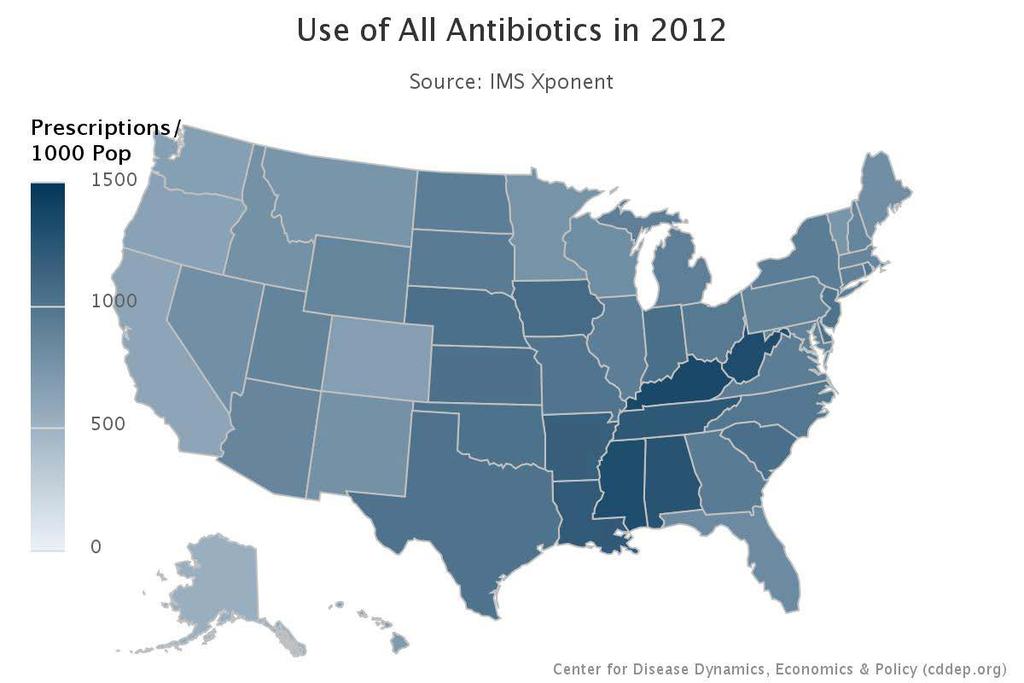 Antibiotic Usage United States Kentucky has