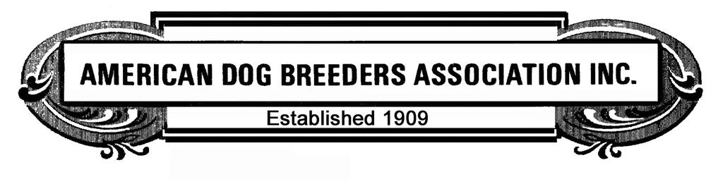 American Dog Breeders Association Inc.