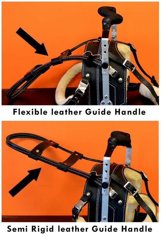 MSH additional handle options: select one Customize your MSH harness for pulling, leading, forward momentum, and guiding; several handle styles to choose from.