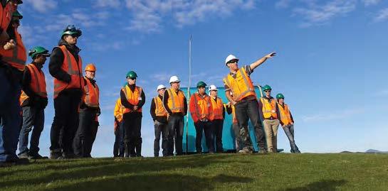 The Group received training on a range of topics including coaching, leadership and Site Safety Silver Card.