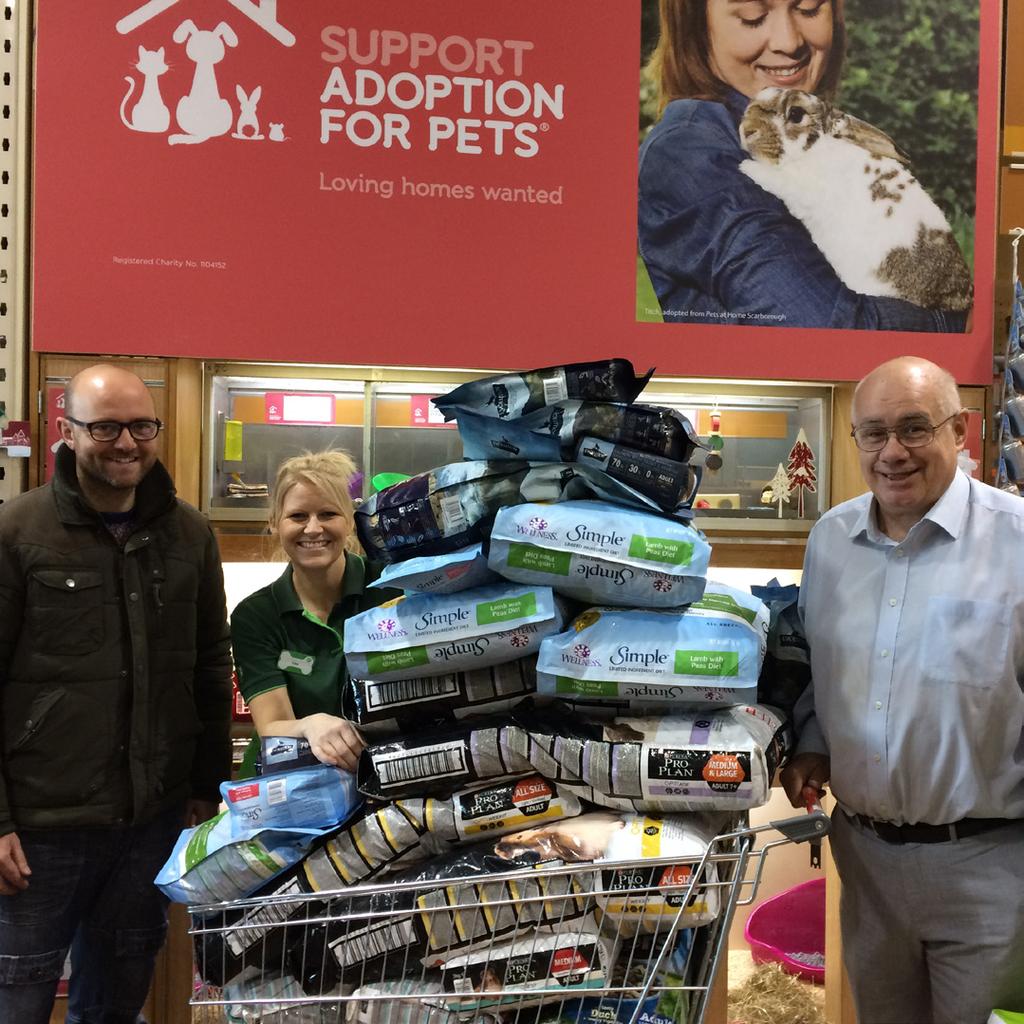 Donated Stock Support For Pets also administers Pets at Home s Donated Stock Scheme by distributing pallets of stock which cannot be sold in store