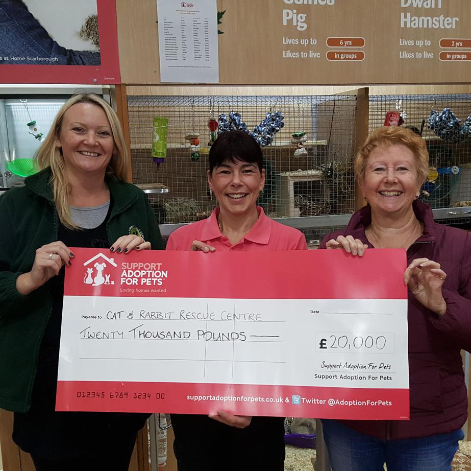 Grant Funding 20,000 to the Cat + Rabbit Rescue Centre One of the biggest charitable initiatives that Support For Pets operates is our extensive Grant Programme.