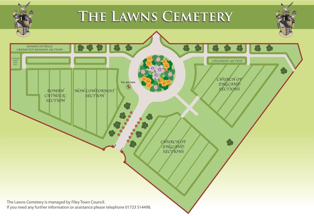 Page 13 Lawns Cemetery Plan Inner Circle This booklet was produced by Filey Town Council in June 2013