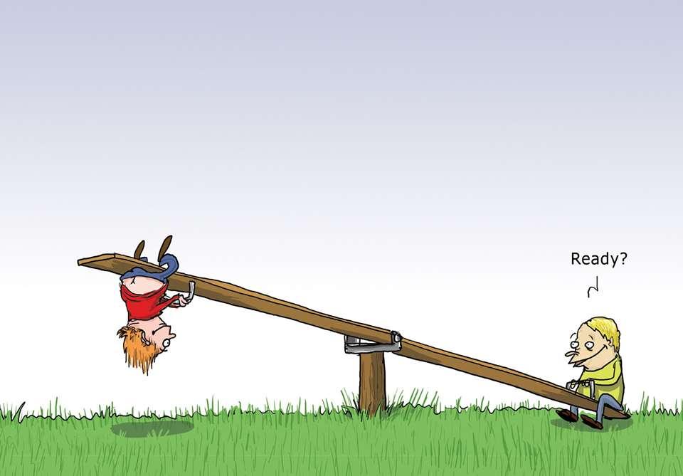 Think About Parallelism In the Following Way: Your sentence is like a seesaw.