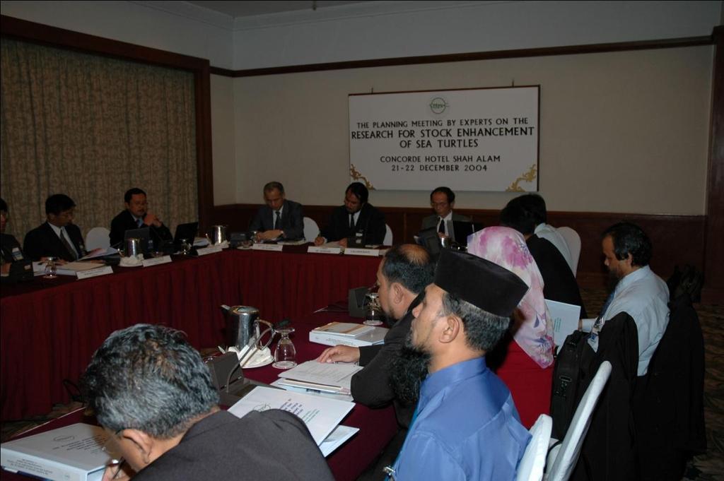 Experts Meeting was held from 20-21 December 2004.