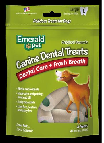 Dental Care+Fresh Breath Yummy treats for all good doggies! It s Two Treats in One!