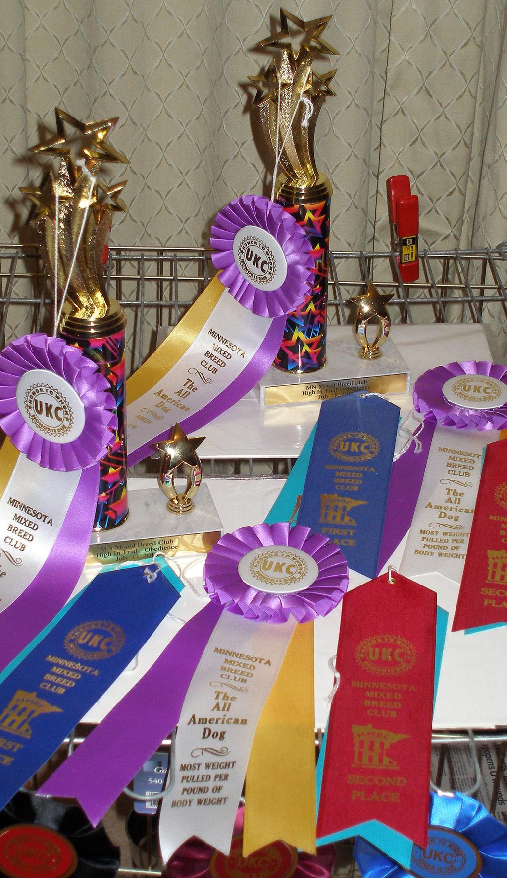 earn a title in each of the following five UKC all-breed events (working events