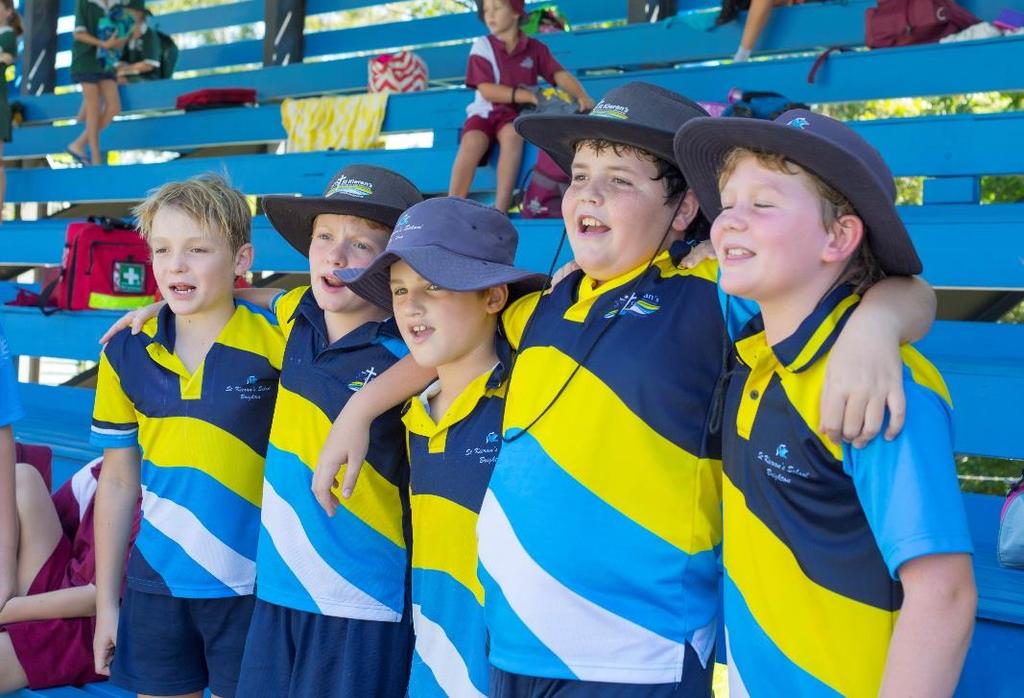 Formalities Uniform Swimming caps are compulsory. No cap no swim Students are encouraged to wear house colours (gold, green or blue). Official house shirts will be sold prior to the carnival.