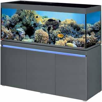 All aquariums 60cm deep (deeper than before ideal for aquascaping) Flawless, natural blaze of colour due to the pure white glass panes Convenient sliding cover made of