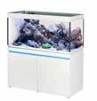 Open marine water aquarium combination without cover Without lighting - for individual light selection Patented, noiseless drainage shaft