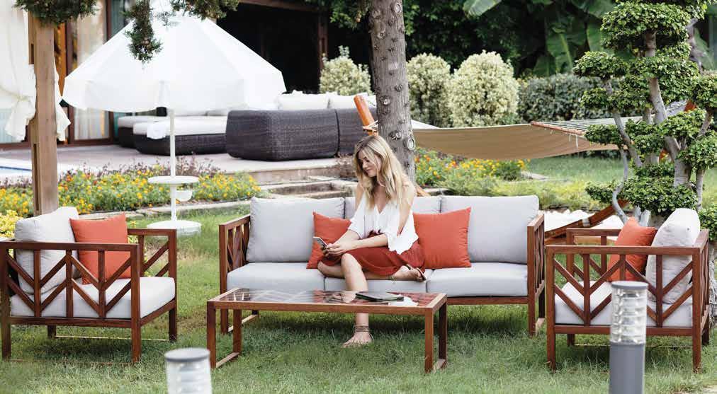 26 EXCLUSIVE OUTDOOR COLLECTION FORGEMOBILI SOFA SETS SPIKE SOFA SET Designed by Ünzile Acar SPIKE IRECCO