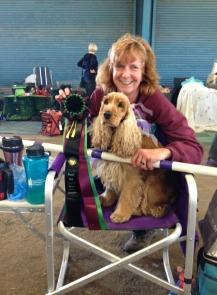 Have you heard? From Deb St. Myers: On April 12, A very Big event happened in Santa Rosa at the Mensona Kennel Club Agility Trial. Yes! Our Miss "Zazzy" (CH.MACH.