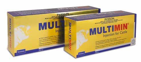 GET YOUR CATTLE PERFORMANCE READY WITH MULTIMIN Multimin is a unique trace mineral injection that makes your herd performance ready by improving fertility and immunity.