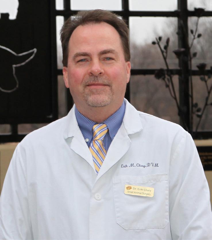 PAGE 5 Meet our new small animal surgeon: Dr. Erik Clarey r. Erik Clary joined the clinical faculty at OSU s Veterinary Medical Hospital in February 2018. He hails from the Imperial Valley, Calif.